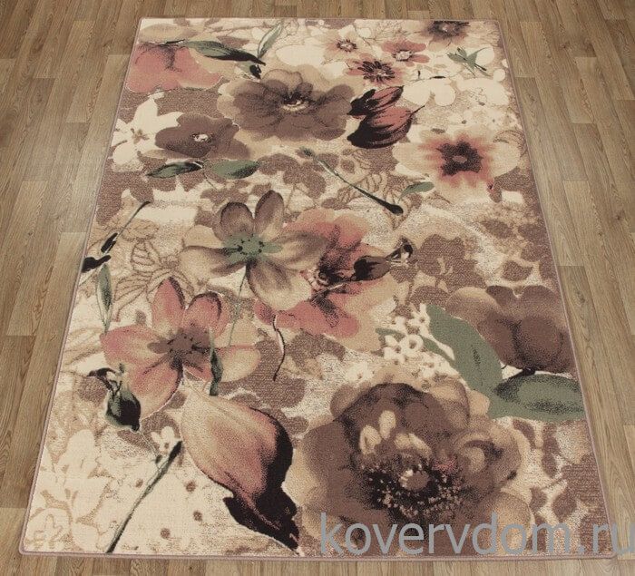 Ковер с цветами ISFAHAN Marica sand