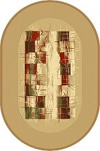 Овальный ковер обычный ворс STANDARD TELESTO beige ОВАЛ